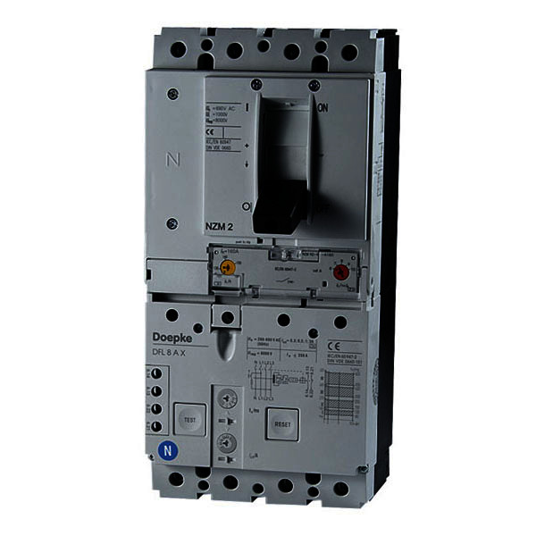 Circuit-Breakers with Residual current device DFL 8 A X<br/>Circuit-Breakers with Residual current device DFL 8 A X
