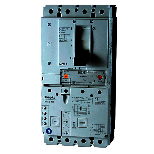 Circuit-Breakers with Residual current device DFL 8 B NK<br/>Circuit-Breakers with Residual current device DFL 8 B NK