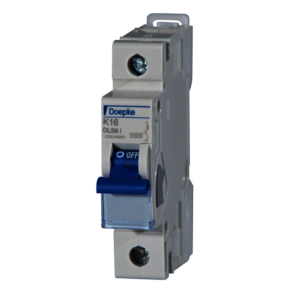 Miniature circuit-breakers DLS 6i, K characteristic, one-pole<br/>Miniature circuit-breakers DLS 6i, K characteristic, one-pole